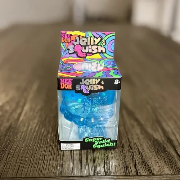 Schylling NeeDoh Jellysquish Jelly Fish Novelty Sensory Fidget Stress Relief Toy - Picture 14 of 14